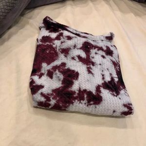 ••• New! Tie Dye Waffle Thermal••• Size Medium